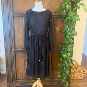 Vintage Hal Ferman Pleated Cocktail Dress